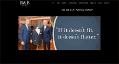 Desktop Screenshot of dbtailors.com